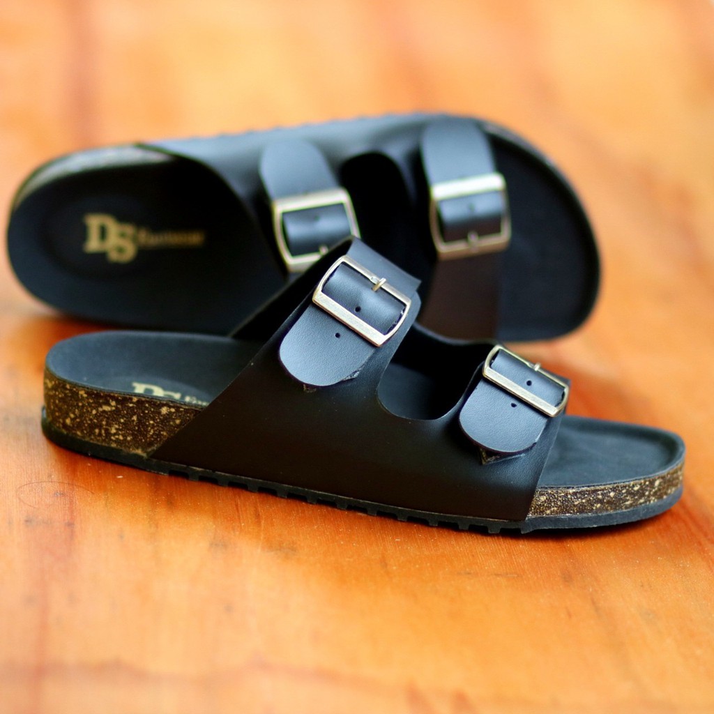 Sandal Kulit Casual pria/ sandal Puyuh pria/ sandal kulit terbaru ban 2