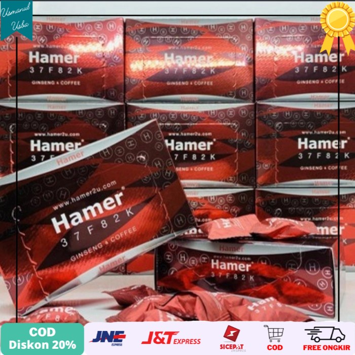 

◾COD◾ Permen Hamer Candy Gingseng Coffe 30 Pcs