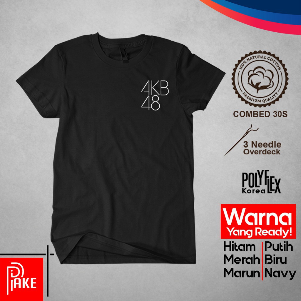 Kaos Logo AKB48 Cotton 30S  -mitra