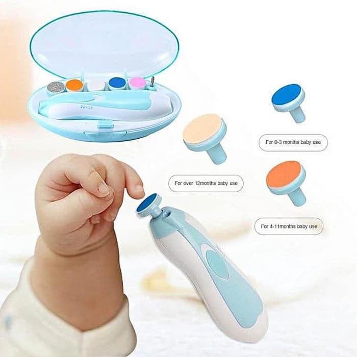 GUNTING KUKU BAYI SET / PEMOTONG KUKU / NAIL TRIMMER BABY / BABY SET TRIMMER / ALAT KIKIR KUKU ELEKTRIK/KAKI DAN TANGAN