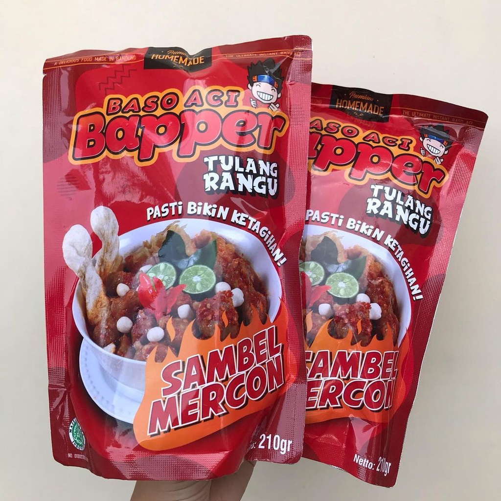 

BASO ACI BAPPER TULANGRANGU SAMBAL MERCON / BAPPER TULANGRANGU KUAH MERCON