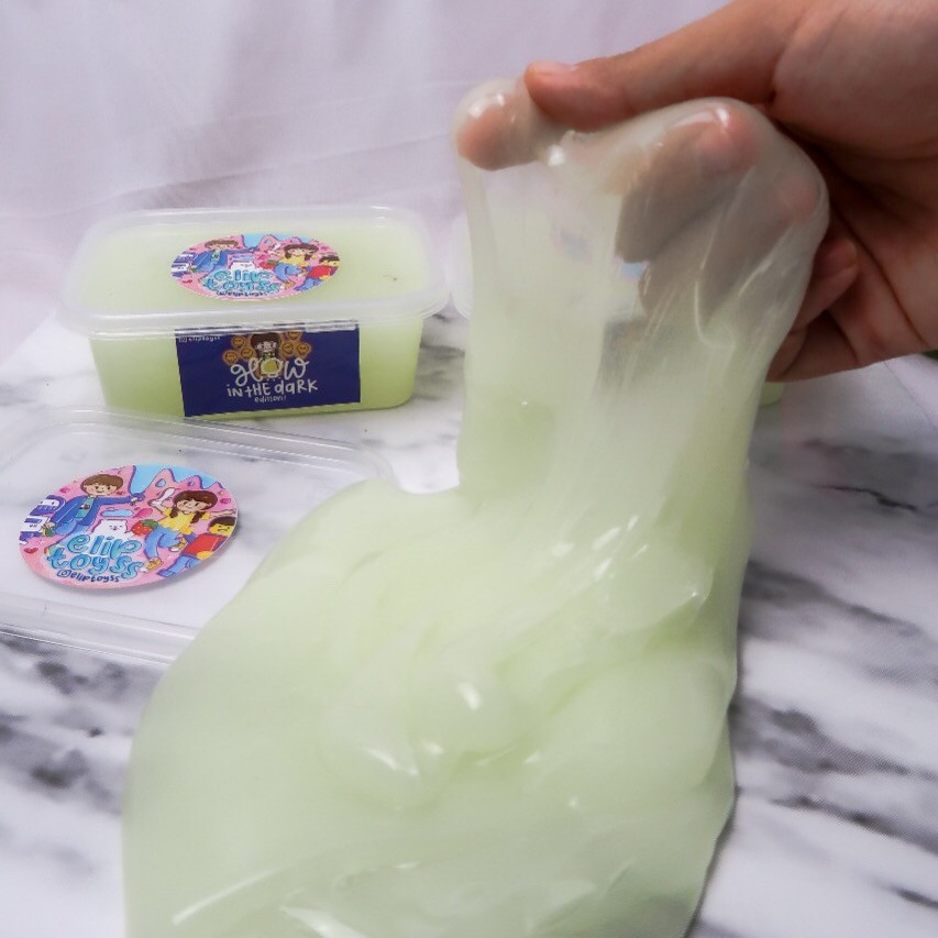 GLOW IN THE DARK SLIME 200GRAM BY ELIPTOYS BEST SELLER