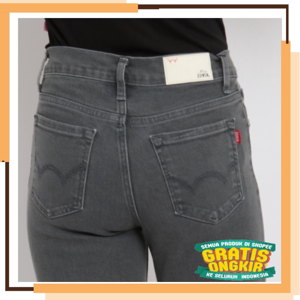 Hitam grey abu biru tua muda light blitz bio wash perempuan / KAYLEE LIGHT GREY Celana Panjang Jeans