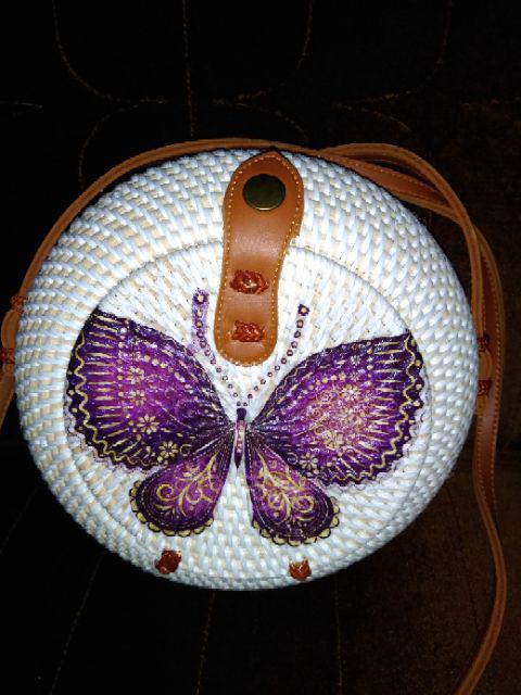 Tas Rotan Kendi / Bola Decoupage