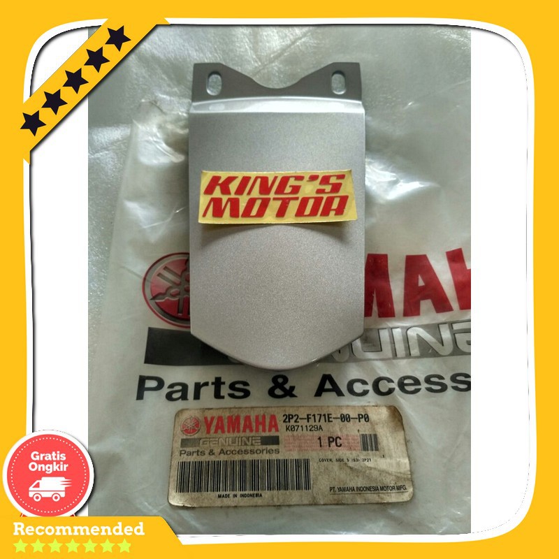 Sambungan Body Cover Tutup Tail Stop Yamaha Jupiter Z Burhan Silver Ori Asli Original