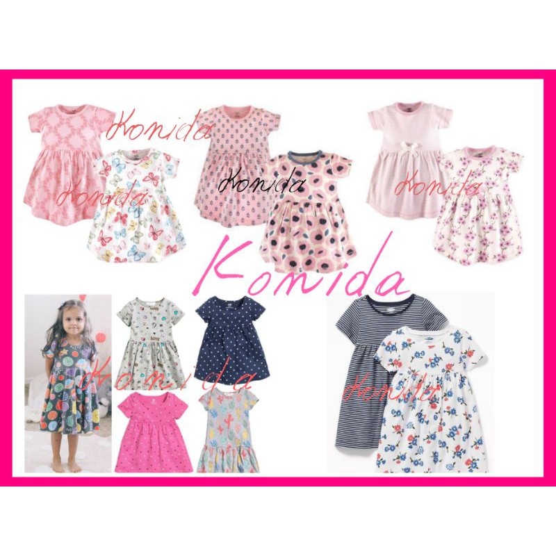 baju anak perempuan baju anak wanita baju bayi usia 1-6tahun MOTIF&amp;WARNA RANDOM