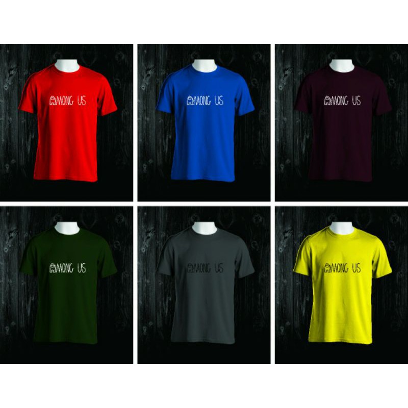 KAOS AMONG US 1 BARIS BAJU TSHIRT COMBED 30S