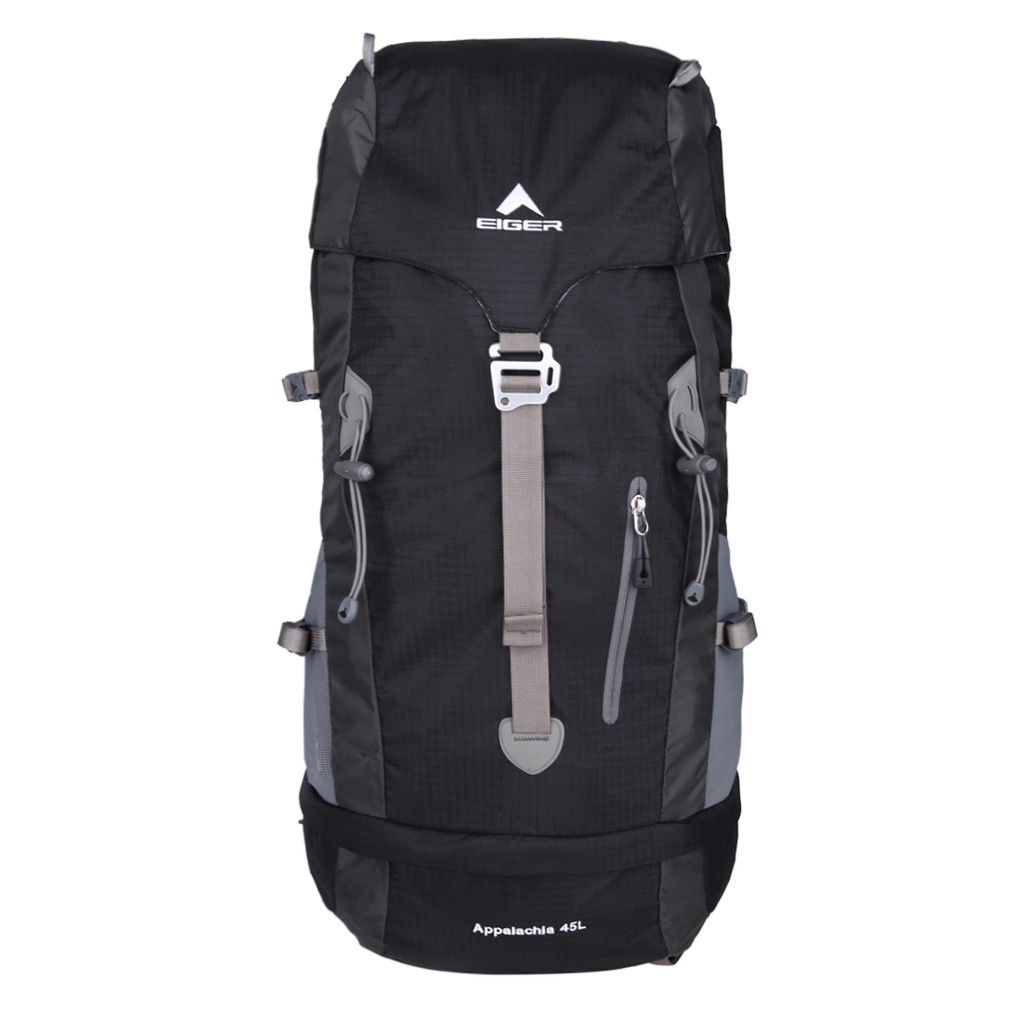 Eiger Tas  Gunung Pria  Appalachia 45L Hitam Shopee 