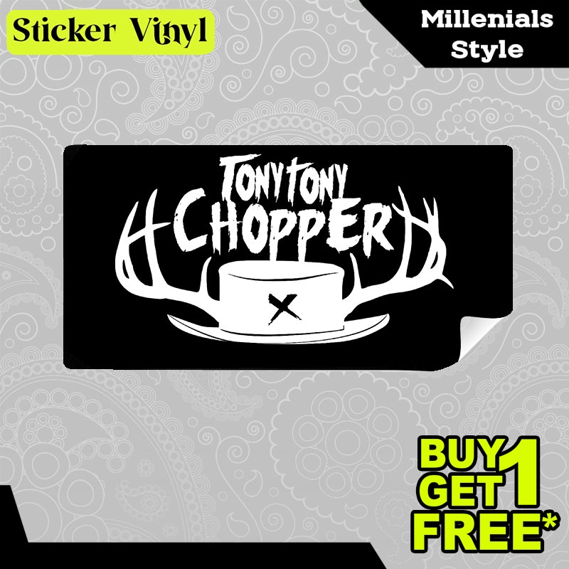 

Stiker Sticker Anime One Piece Tony Tony Chopper Logo Serial Animasi Populer Jepang Aesthetic Bahan Vinyl Satuan Anti Air