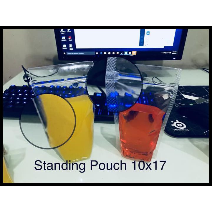 

Terjamin Standing Pouch Plastik uk 10 x 17 - lebar double