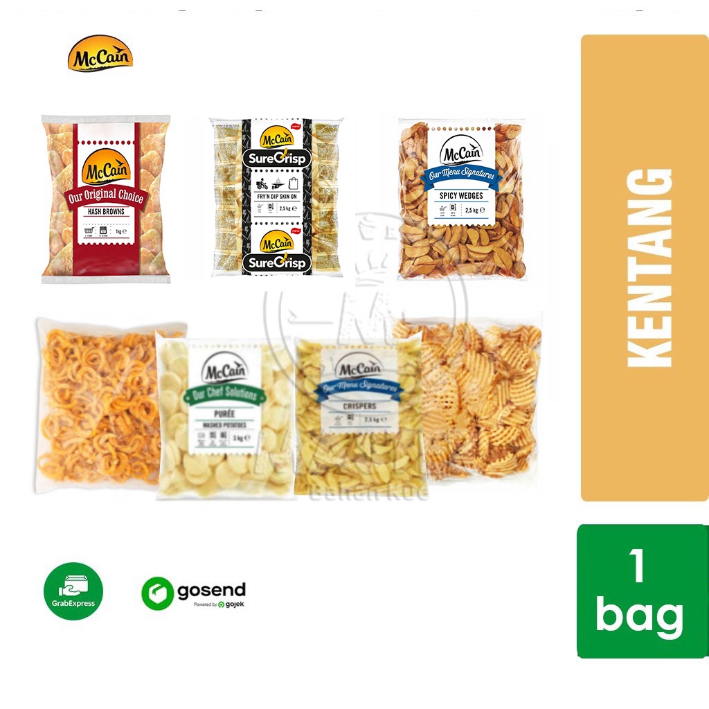 

Kentang Frozen Premium McCain / Lamb Weston [1BAG] KHUSUS INSTANT