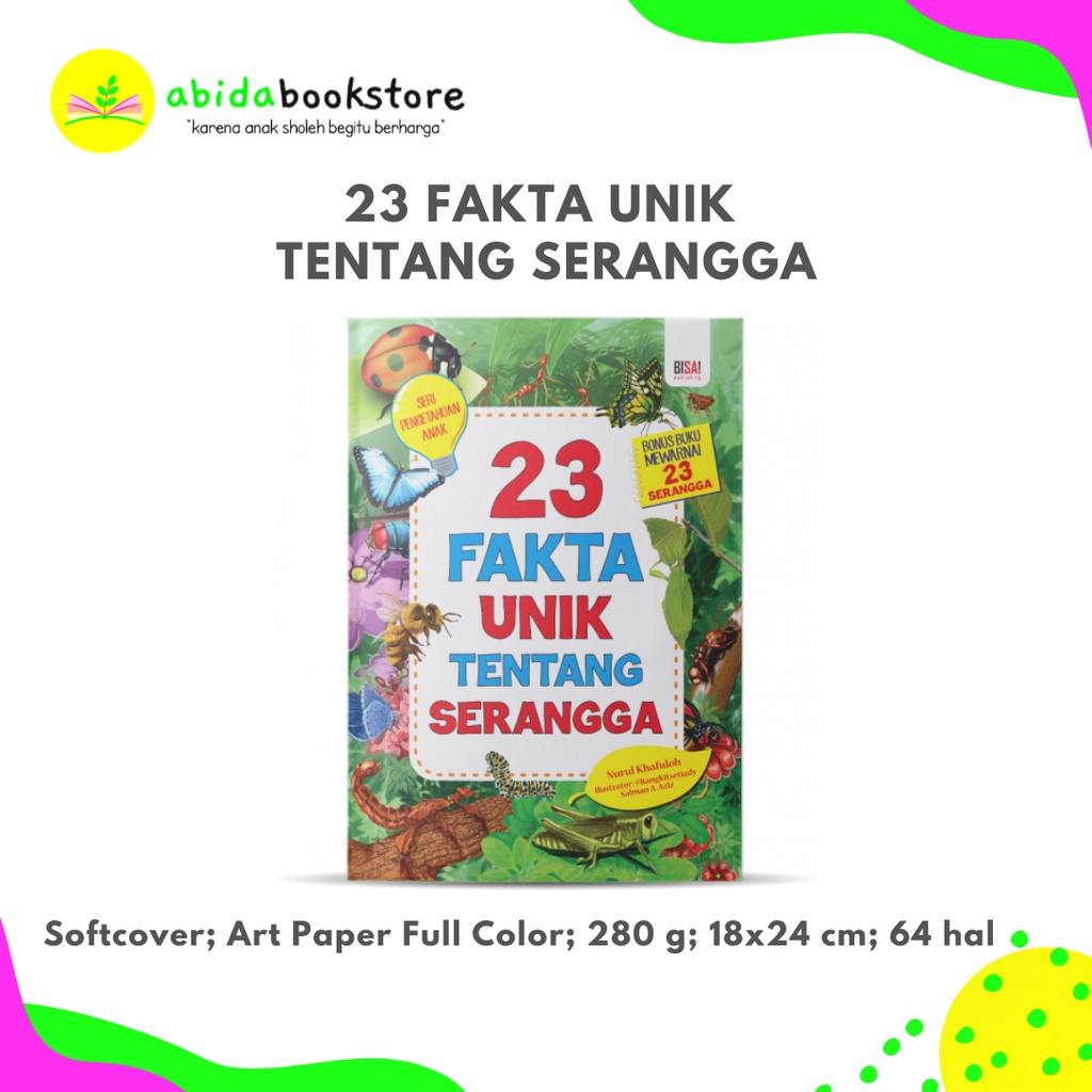 23 Fakta Unik Tentang Serangga - Buku Pengetahuan Anak