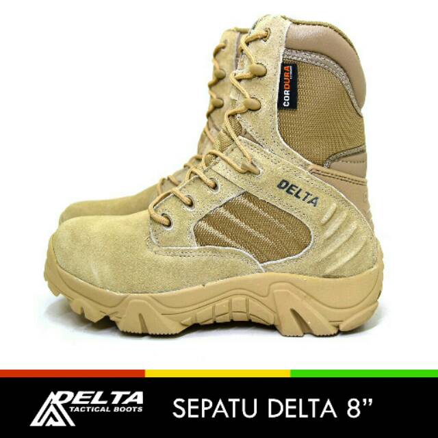 Sepatu boot delta tinggi 8cm