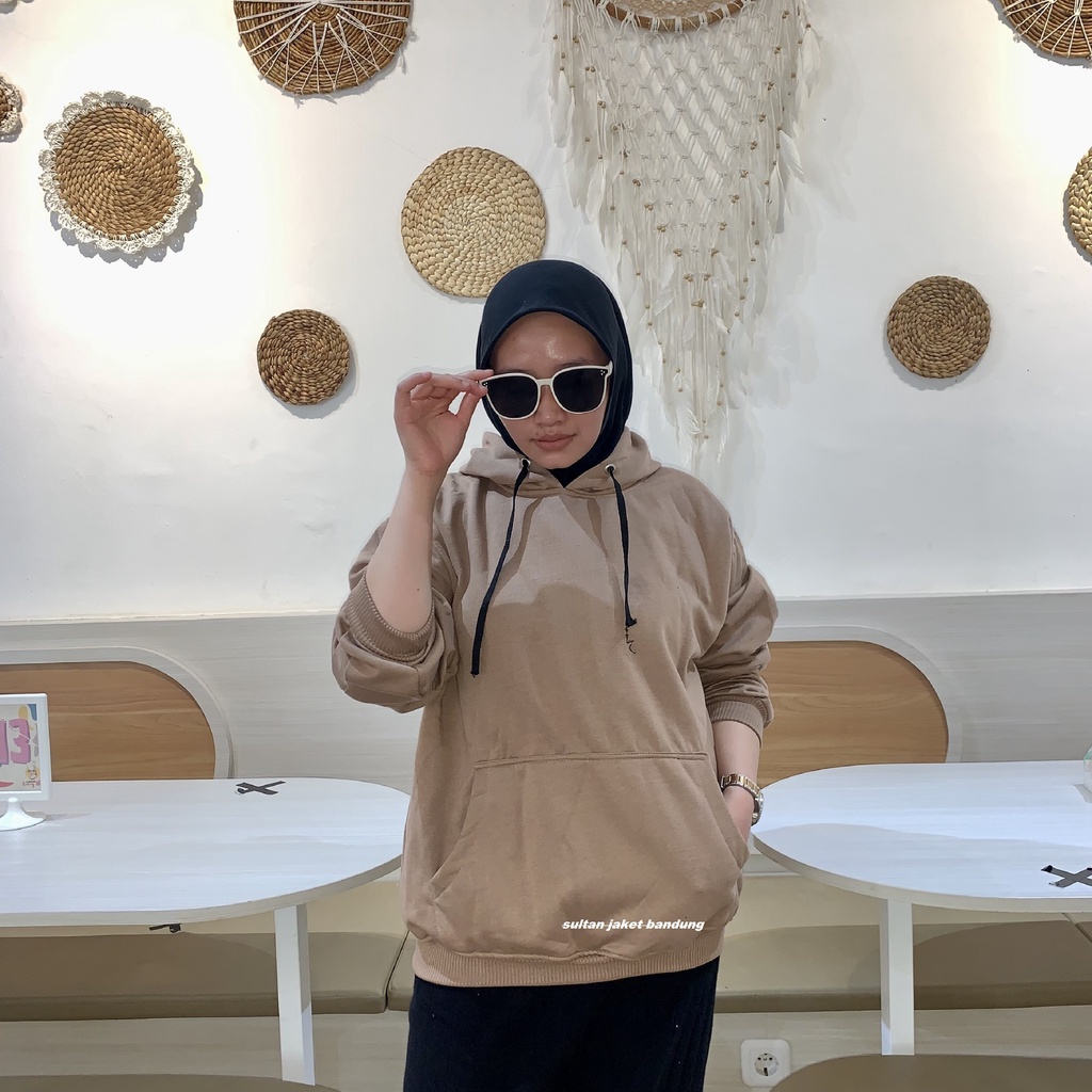 JUMBO Size  SWEATER Hoodie NATURAL  || Sweater Natural Hoodie Zumbo Size XXl PRIA WANITA