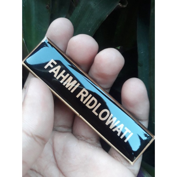 Nametag/nama dada magnet/name tag/nama dada/nametag magnet/nametag peniti resin-COPPER