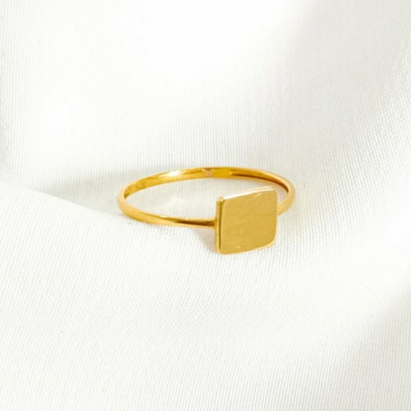 Ring India Jewellery Klasik Elegan Gold Shop Toko Cincin Emas asli