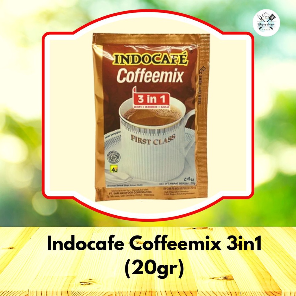 

Indocafe Coffeemix 3in1 kopi bubuk kemasan sachet 20gr