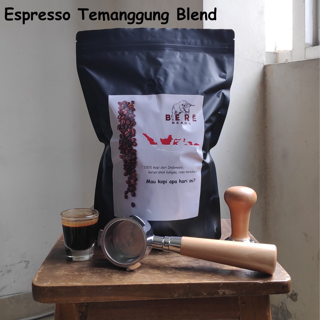 

ESPRESSO TEMANGGUNG BLEND 1 KILO 1KG Es Kopi Susu Biji Bubuk Giling Coffee Beans Bean 1KILO 1 KG