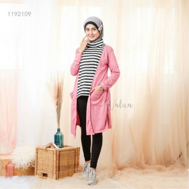 NAOUMI  CARDIGAN ~ CARDI+ DALAM AN MENYATU