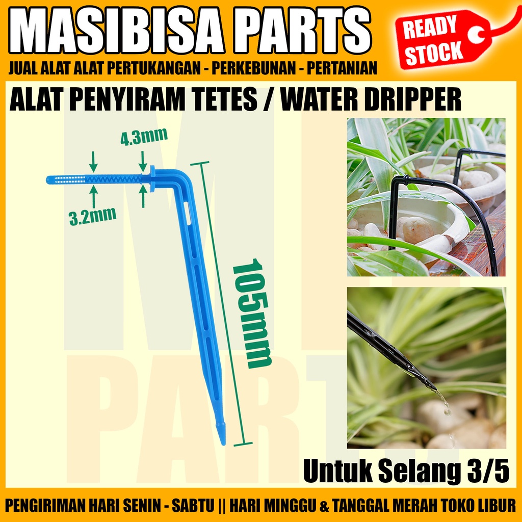 STIK DRIP / WATER DRIPPER BENGKOK / SPRINKLER TETES SIRAM POT BUNGA