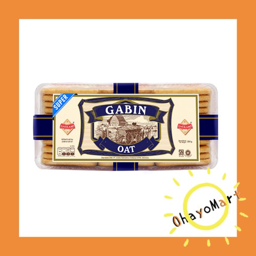 

Biskuit Gabin Super Oat Original/ Anekabis Super Oat biscuits 350grm