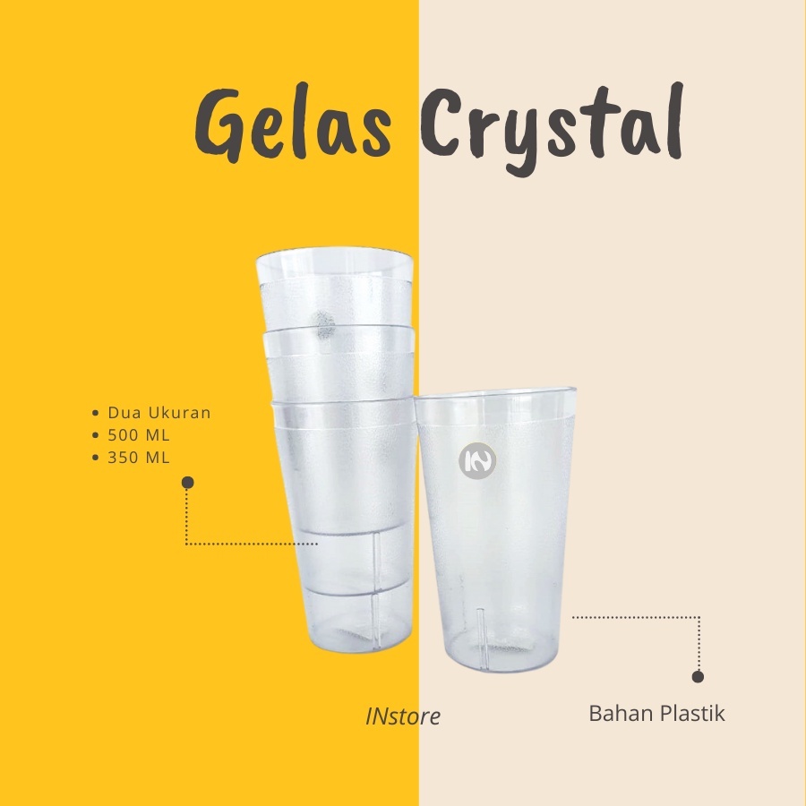 Gelas Minum Plastik 300ml - 350ml - 500ml / Gelas Jus - Sirup - Tahan Panas - Es Teh - Kopi / Gelas Cafe - Kafe - Coffee / Gelas Acrilic / Gelas Crystal - Gelas Mug / Marcia Glass / Gelas Lion Star