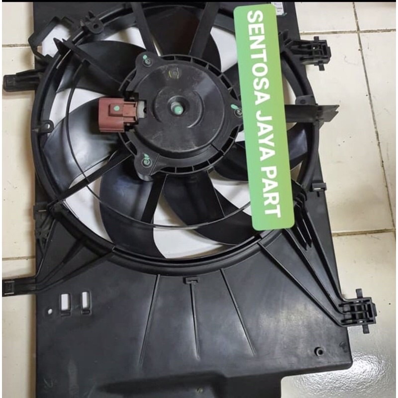 EXTRA FAN ASSY FORD FIESTA ECOSPORT + RESISTOR ORIGINAL