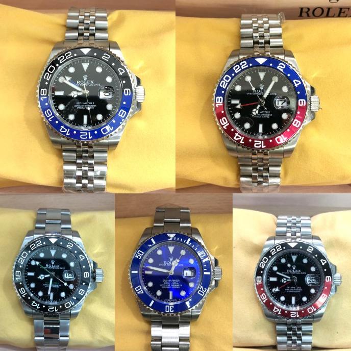 JAM TANGAN ROLEX GMT MASTER II COKE JUBILEE MIRROR AAA 1:1 QUALITY