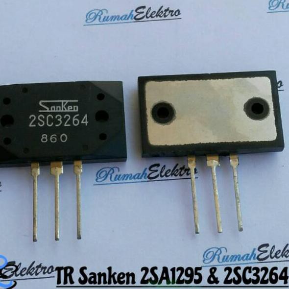 Transistor SANKEN 2SA 1295 dan 2SC 3264 Original