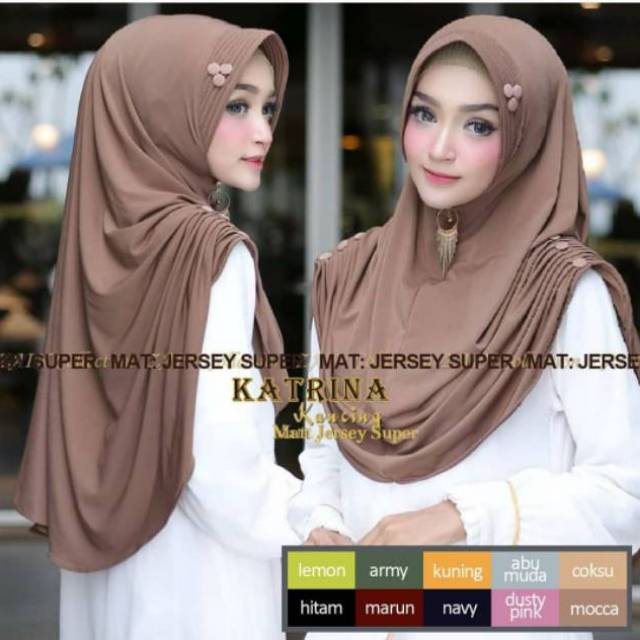 (1kg=9pcs) KATRINA KANCING PET ANTEM HIJAB JILBAB KHIMAR KERUDUNG BERGO