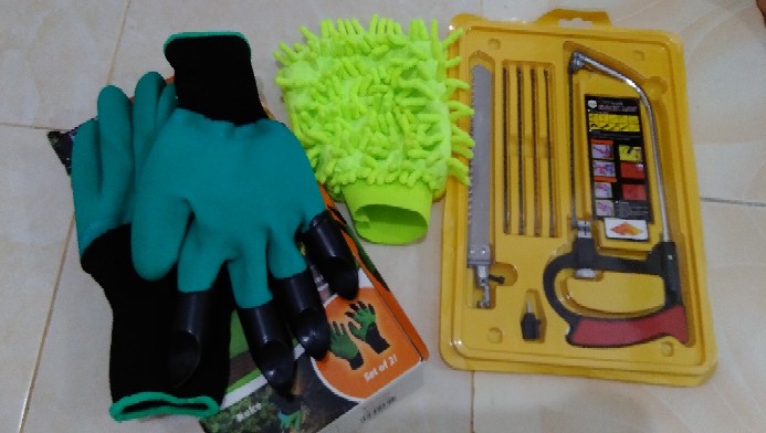 Garden Genie Gloves -quick & Easy Way To Garden-sarung Tangan Berkebun