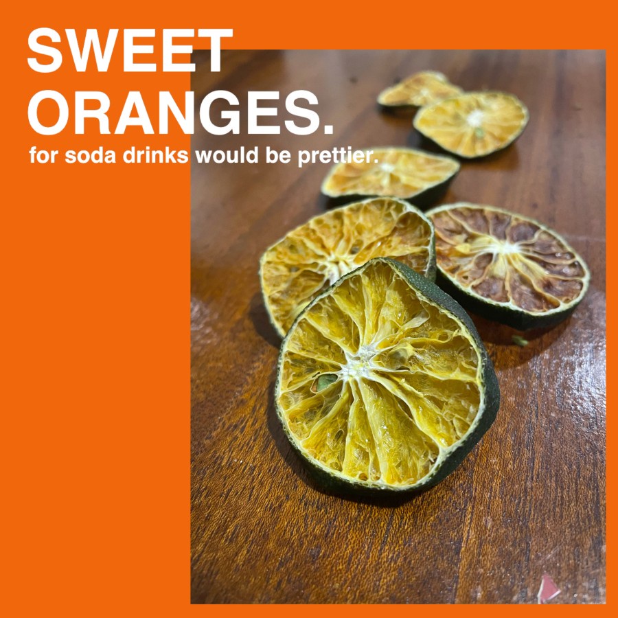 

DEHYDRATED FRUIT SWEET ORANGE/ JERUK MANIS KERING / DRIED SWEET ORANGE