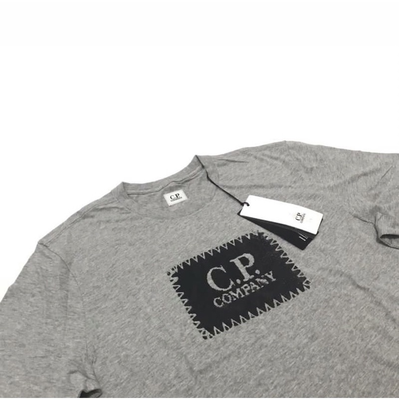 cp company logo box t-shirt