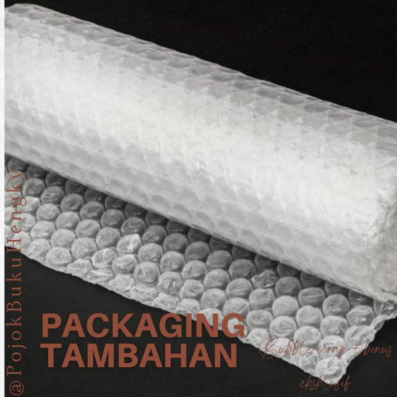 

packing tambah/pelindung paket plastik bubble warp plastik gelembung + bonus eksklusif
