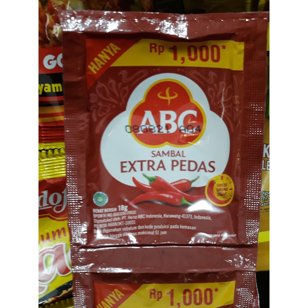 

[ABC] Sambal Ekstra Pedas 18 GR