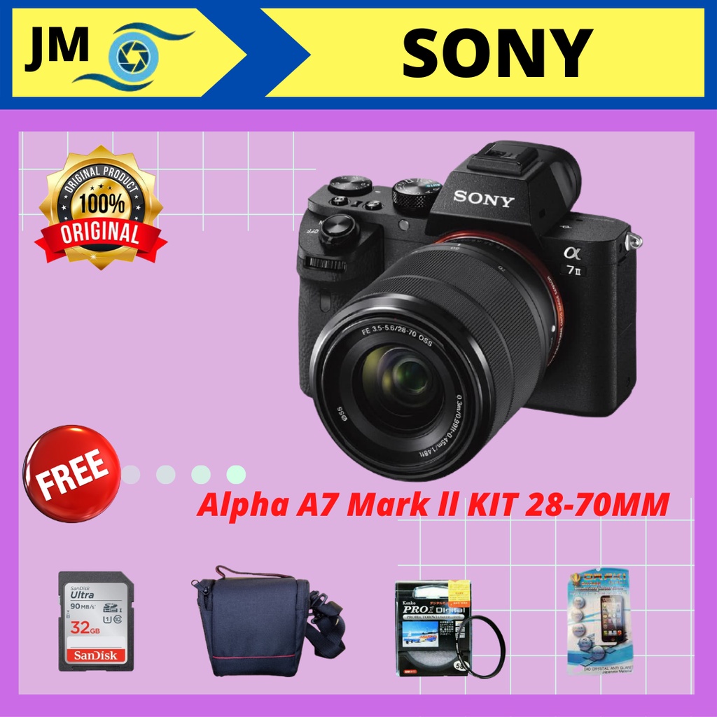 Camera Sony Alpha A7 mark ll Kit 28-70mm