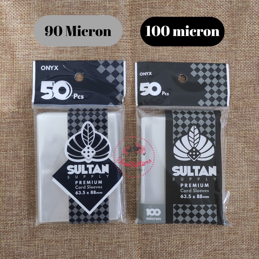 [READY] PAX - 50 pcs | Inner Sleeve Photocard PC KPOP Sultan Onyx 63.5 x 88 mm | 90 micron/ 100 micr