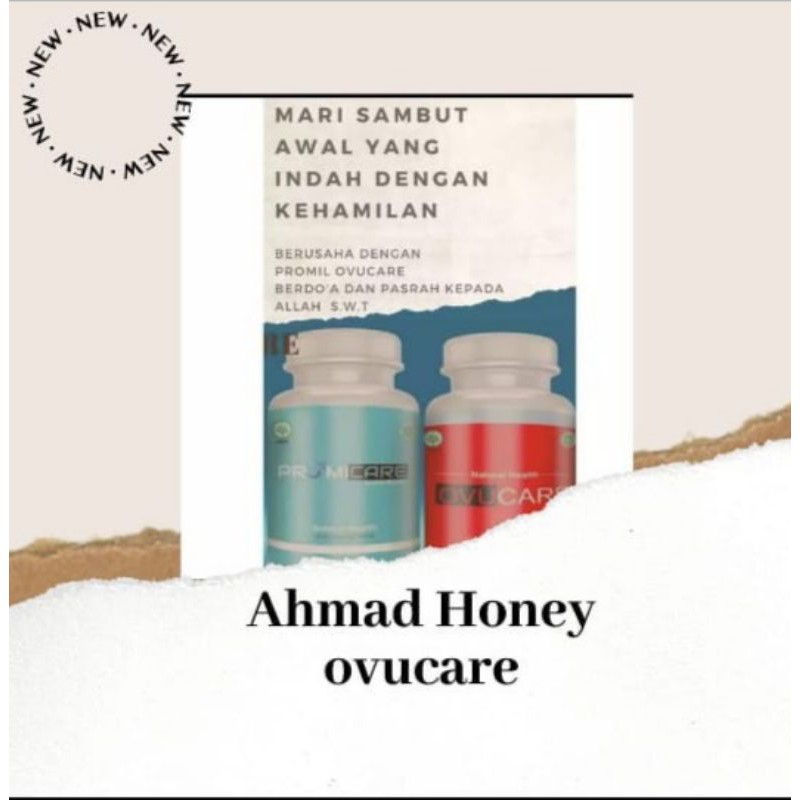 PAKET PROMIL OVUCARE Obat Kesuburan Pria & Wanita Untuk Penyubur Kandungan & Sperma Agar Cepat