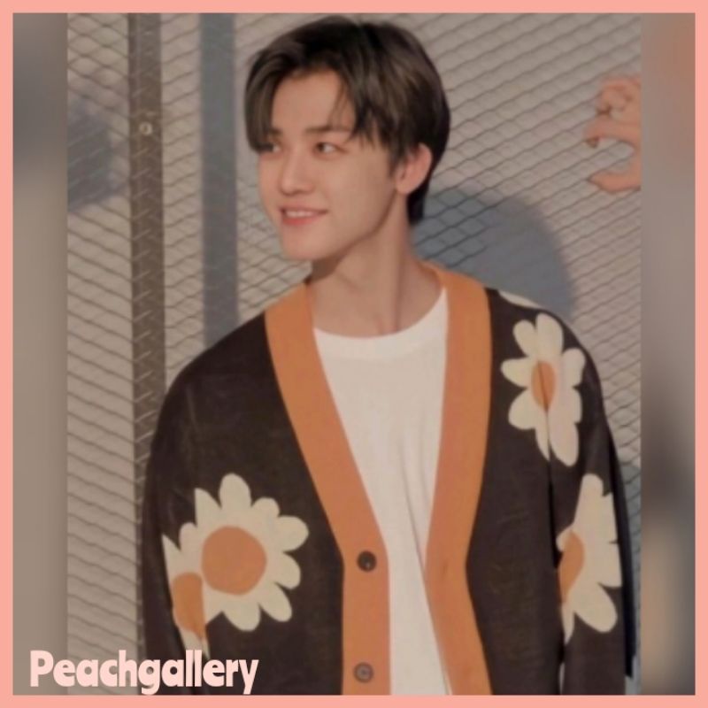 Cardigan Bunga NCT Na Jaemin cardi rajut