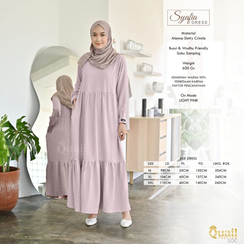 SYAFIA DRESS BY QUAIL
