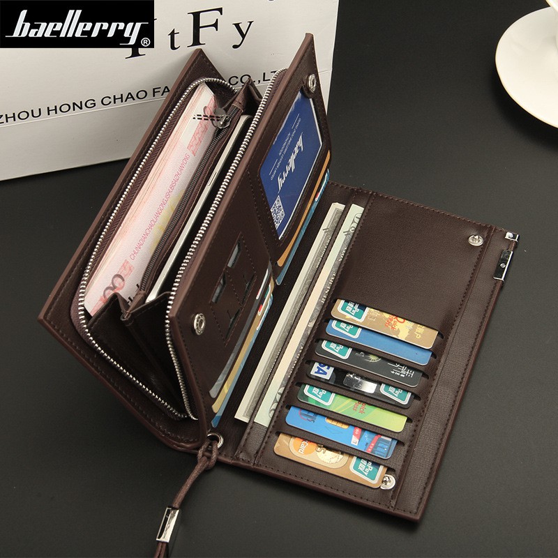 Termurah!! Baellerry Dompet Kulit Pria Kasual Premium Quality Kualitas Terbaik