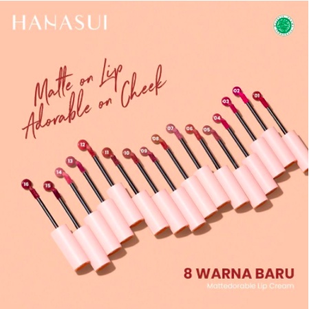 HANASUI Mattedorable Lip Cream | BOBA Edition