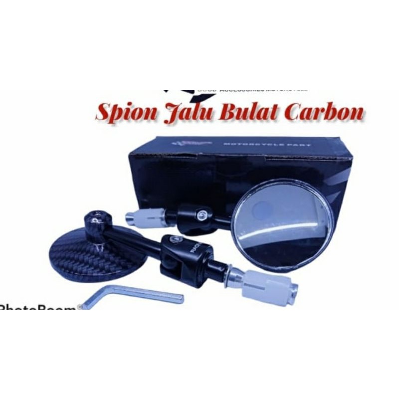 SPION JALU BULAT CARBON SPION BAR END NMAX AEROX LEXI MIO VARIO BEAT SCOOPY DLL UNIVERSAL