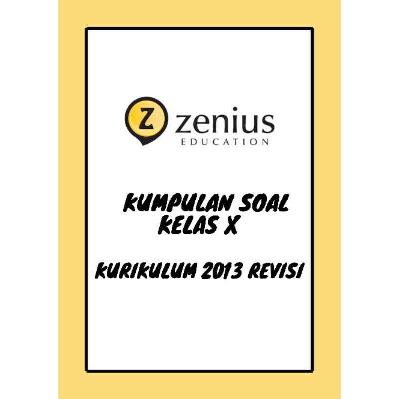 Kumpulan Soal Zenius Ipa Sma Shopee Indonesia