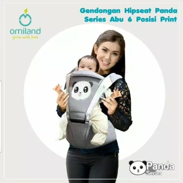 Omiland OBG2331 Gendongan Hipseat Bayi Panda Series 6 Posisi