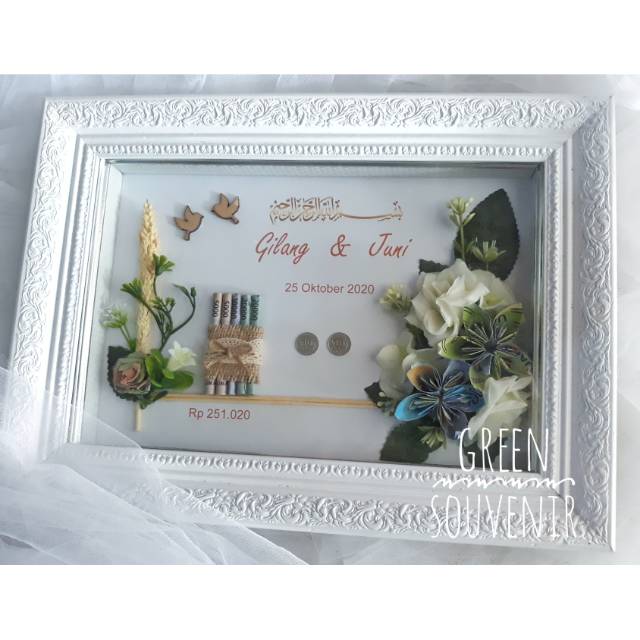 Mahar 3dimensi / mahar nikah frame / mahar uang / mahar in frame