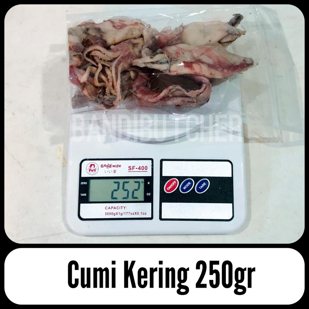 Cumi Asin Kering 250 gr