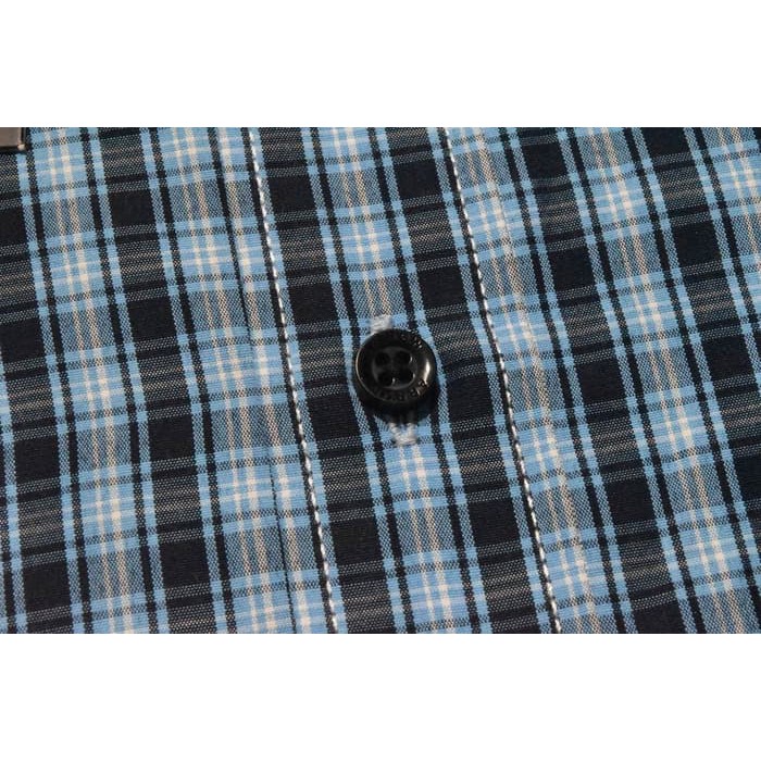 NEW FB KEMEJA PRIA ARROW LENGAN PENDEK BIRU AO38 ORIGINAL & REAL PICTURE