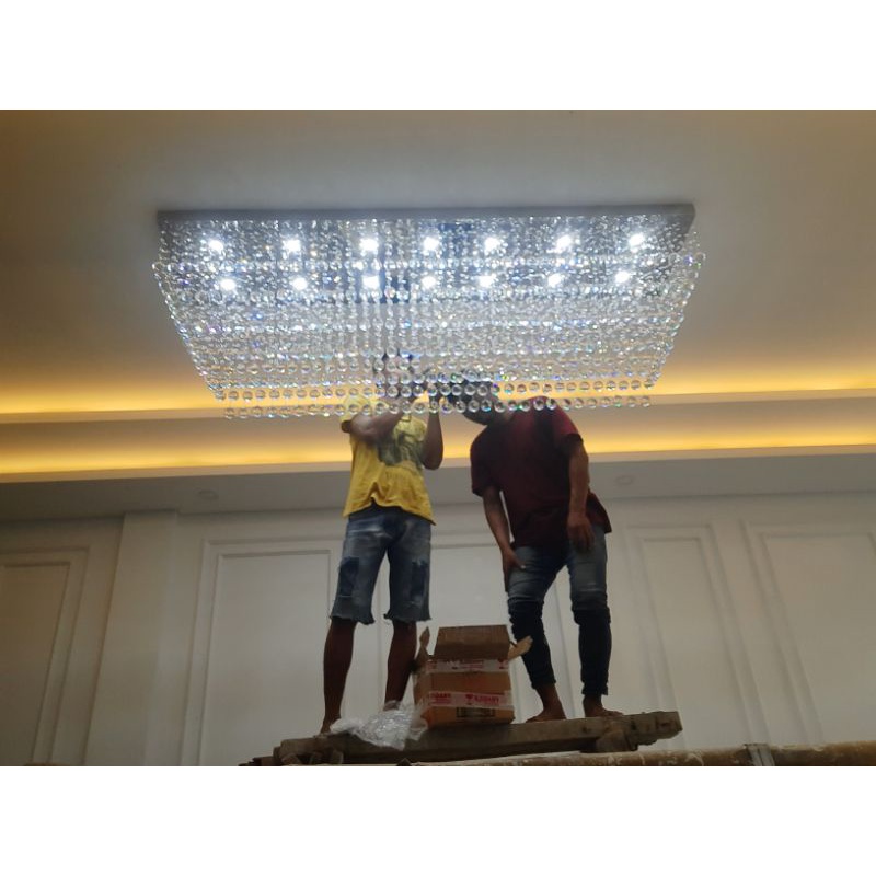 lampu hias kristal lampu kristal ruang tamu 210x50