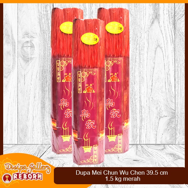 Dupa/hio Wangi Harum Mei Chun Wu Chen 39.5 cm 1.5 kg merah